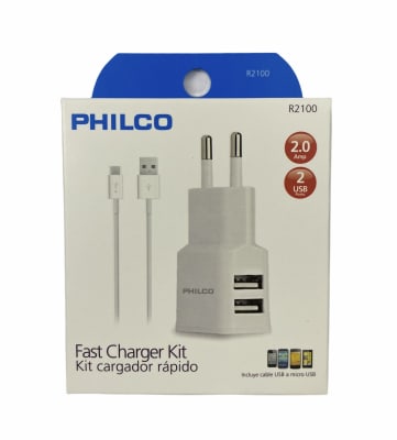 Cargador Rapido Philco Micro USB1