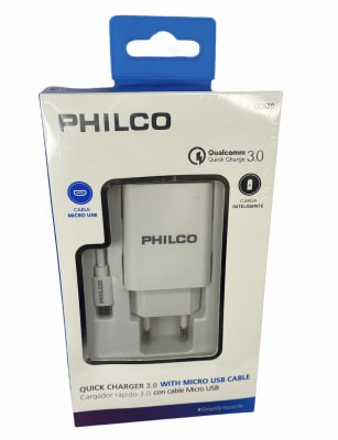 Cargador Micro USB Philco carga rápida1