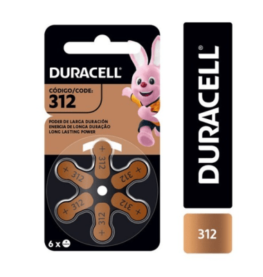 DURACELL PILA AUDITIVA 312X6
