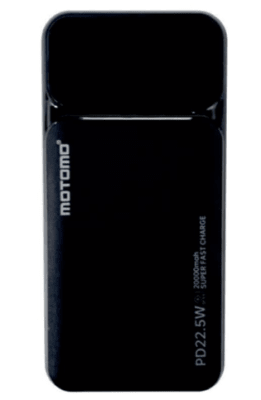 Power Bank 20.000 mAh POBAMO40 Motomo Negra1