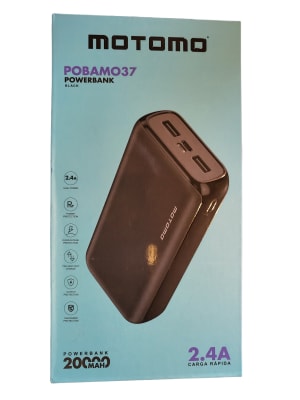 Power Bank Motomo Negro 20.000mAh POBAMO371