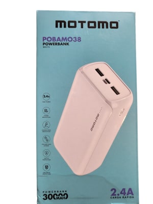 Power Bank Motomo Blanco 30.000 mAh POBAMO381