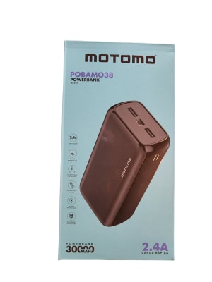 Power Bank Motomo Negro 30.000 mAh POBAMO381