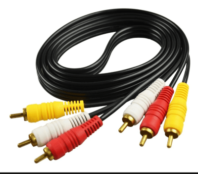 Cable audio 3x3 RCA a RCA 1