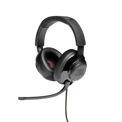 JBL Audifono Gamer Quantum Q300 Surround 7.1 con cable 3,5 mm y adaptador USB3
