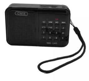 RADIO PORTATIL RECARGABLE NEGRO1