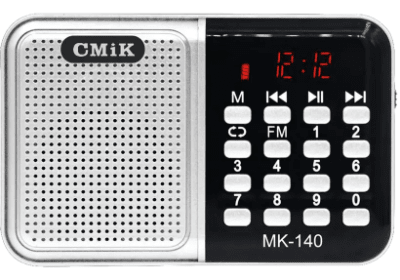 RADIO PORTATIL RECARGABLE PLATEADO5