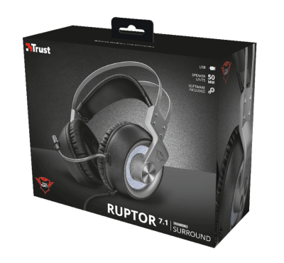 Audífonos TRUST  Ruptor 7.1 GXT 4376 USB1