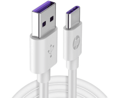 Cable Tipo C Blanco HP 2 Mt4