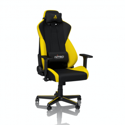 Silla Gamer S300 amarillo1