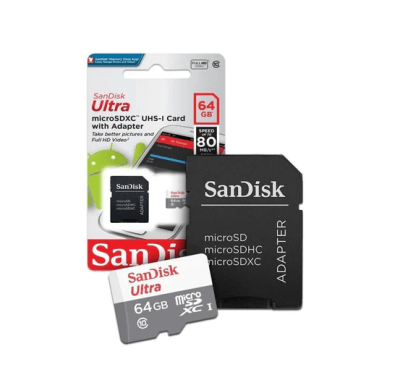 Sandisk Ultra class 10 64GB3