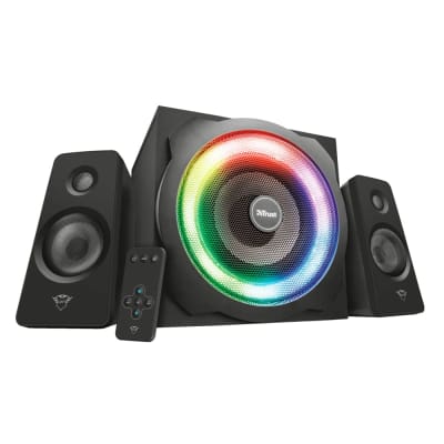Parlante para PC Gamer Trust GXT 629 Tytan RGB Illuminated 2.1 120W