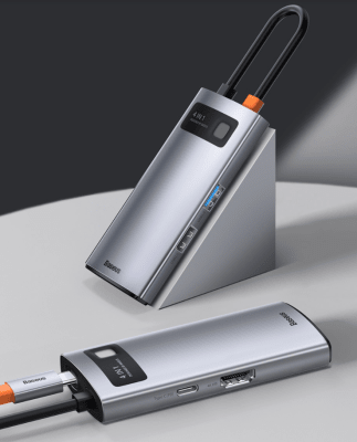 Hub Metal Glam Docking 4 en 1 Baseus1
