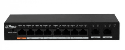 Dahua Switch 8 puertos POE-PFS3010-8ET-961