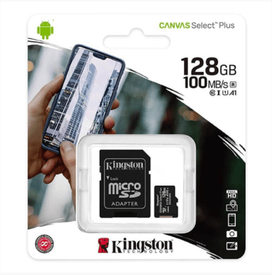 Tarjeta de Memoria 128gb A1 Kingston1