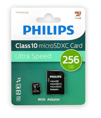 Philips microSD 256GB Class 101