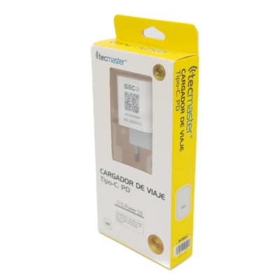 Tecmaster Cargador Rápido Tipo C  3.0 20W1