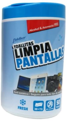 Toallitas Limpia Pantallas Fiddler 50 Unidades1