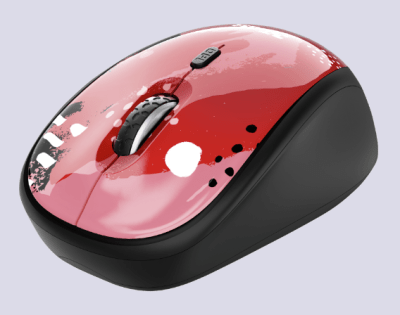 Mouse trust YVI rojo1