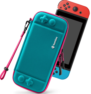Tomtoc Estuche Nintendo Switch Turquesa1