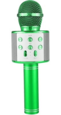MICROFONO CON PARLANTE BT VERDE1