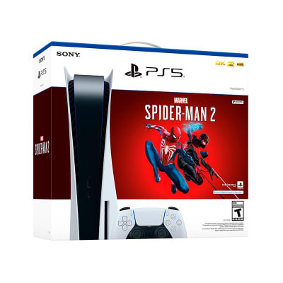 Consola Sony PS5 con Disco 825 GB + Juego Spider-man 21
