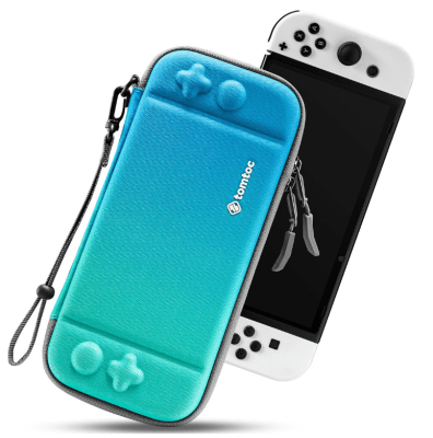Tomtoc Estuche Nintendo Switch Oled azul cielo1