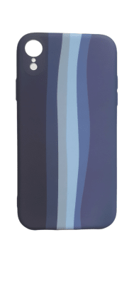 Carcasa Silicona iPhone XR Colores y Lineas 11