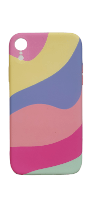 Carcasa Silicona iPhone XR Colores y Lineas 31