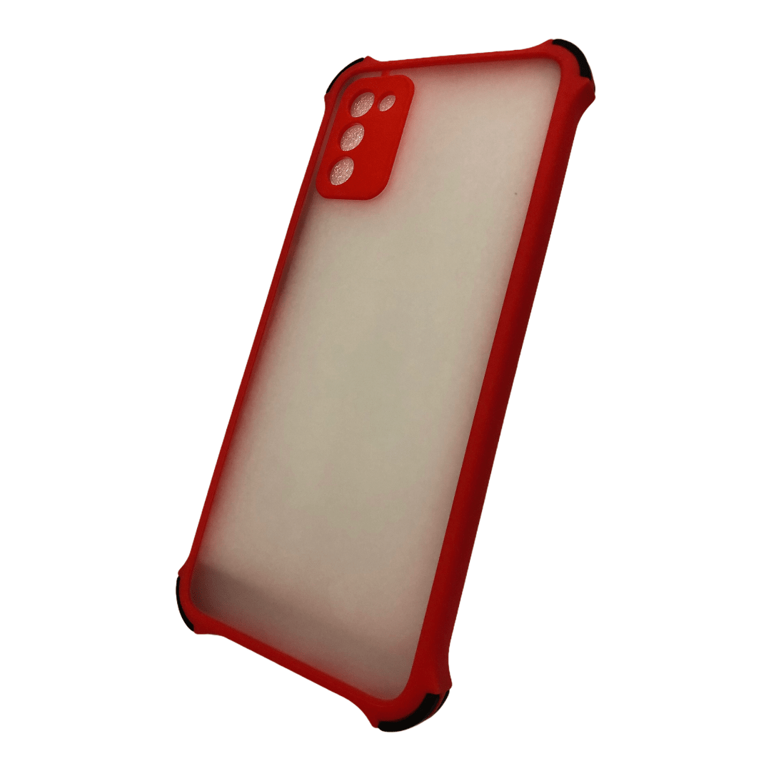 Carcasa Mate Bordes Reforzados Rojo A02S | Casa de la Carcasa