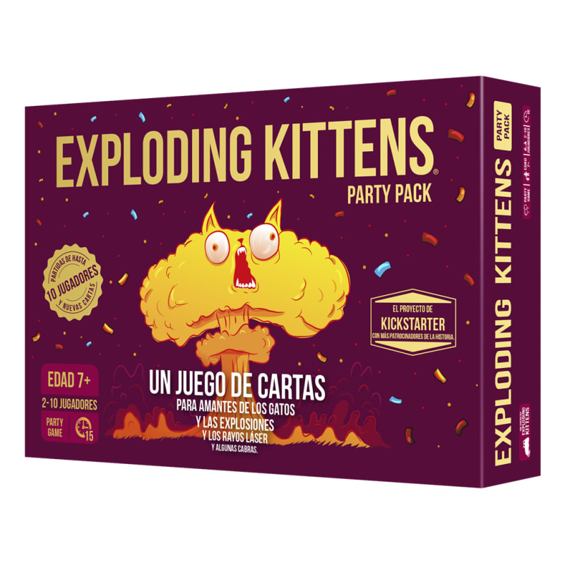 Juego de mesa Exploding Kittens Party Pack | Casa de la Carcasa