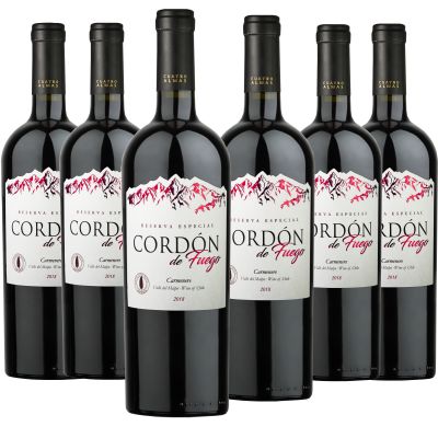 Cordón de Fuego Carmenere Reserva Especial (Caja de 6 Unidades) Cordón de Fuego Carmenere Reserva Especial (Caja de 6 Unidades)
