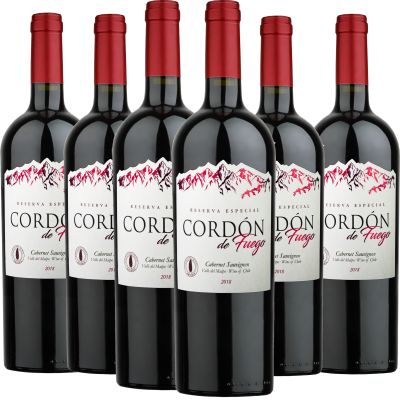 Cordón de Fuego Reserva Especial Cabernet Sauvignon (Caja de 6 unidades) Cordón de Fuego Reserva Especial Cabernet Sauvignon (Caja de 6 unidades)