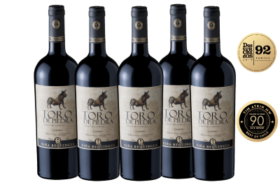 Caja 6 Botellas 750 cc Toro de Piedra - Carmenere Caja 6 Botellas 750 cc Toro de Piedra - Carmenere