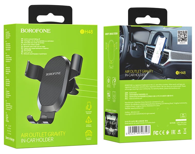 Soporte Para Auto BH48 Borofone | MELITRONICS Zona Gamer