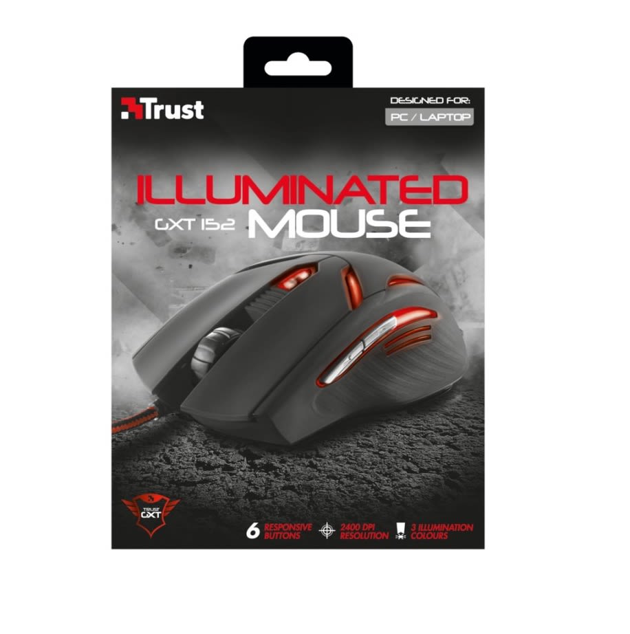 Trust Gxt 152 Illuminated Gaming Mouse Driver MOUSE TRUST ILUMINATED GXT 152 | MELITRONICS Zona Gamer