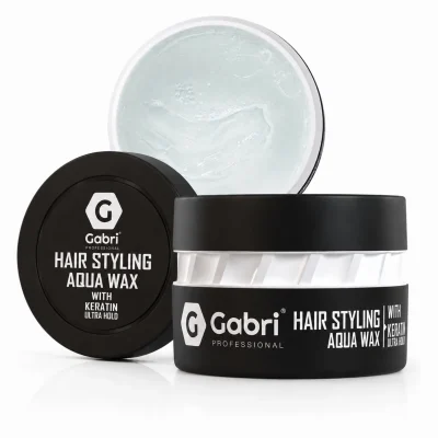 Cera Aqua Wax Keratin Ultra Hold 150 ml (Negro)1