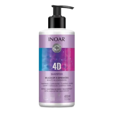4D Shampoo 400ml - INOAR