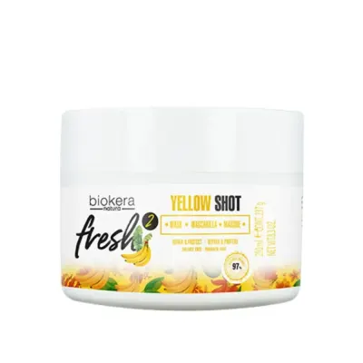Fresh Yellow Shot Mascara Biokera 250ml. - Salerm Cosmetics