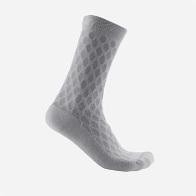 CASTELLI - Sfida 13 Sock (Medias) - Women - Silver Gray / White