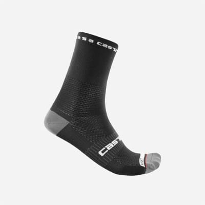 CASTELLI - Rosso Corsa Pro 15 Sock (Medias) - Negro