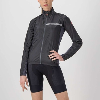 CASTELLI - Squadra Stretch JKT (Casaca) - Mujer - Light Black / Dark Gray