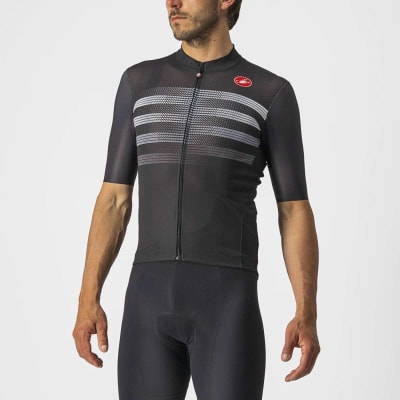 CASTELLI - Endurance Pro Jersey - Hombre - Light Black/White-Gray