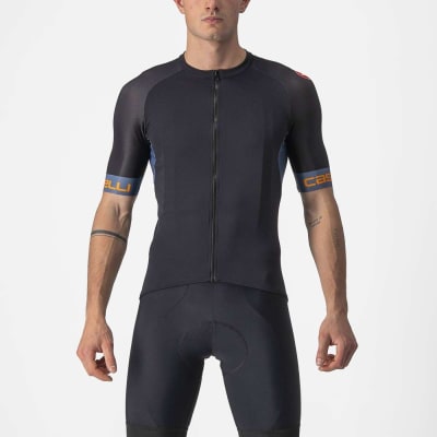 CASTELLI - Entrata VI Jersey - Light Black/Light Steel Blue-P