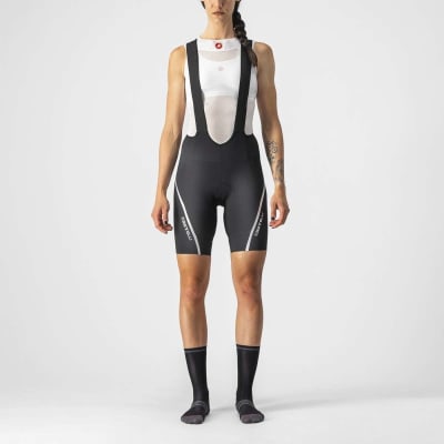 CASTELLI - Velocissima 3 Bibshort (Culote) - Women - Black/Silver