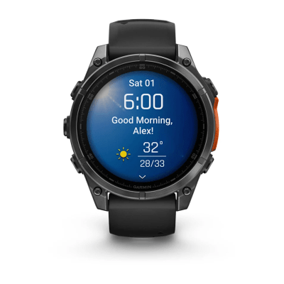 Garmin - Fenix 8 Amoled - 47mm - Black