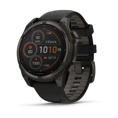 Garmin - Fenix 8 Zafiro Solar - 51mm - Black