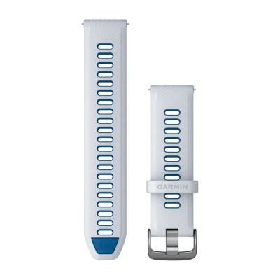 Garmin - Correa de repuesto Quick Release 22 White/Tidal Blue