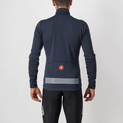 CASTELLI - Puro 3 Jersey FZ - Savile Blue / Silver Reflex