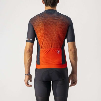 CASTELLI - Insider Jersey - Fiery Red / Savile Blue